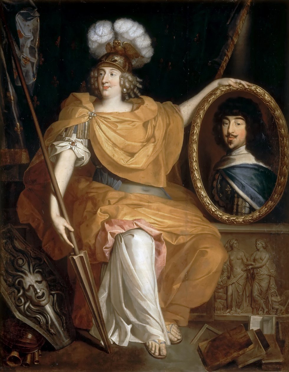 Portret van Anne Marie Louise d
