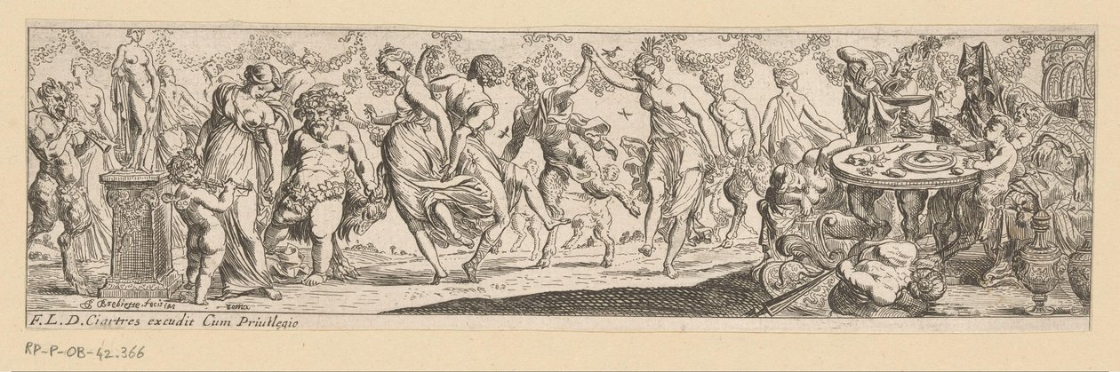 Bacchanaal door Pierre Brebiette