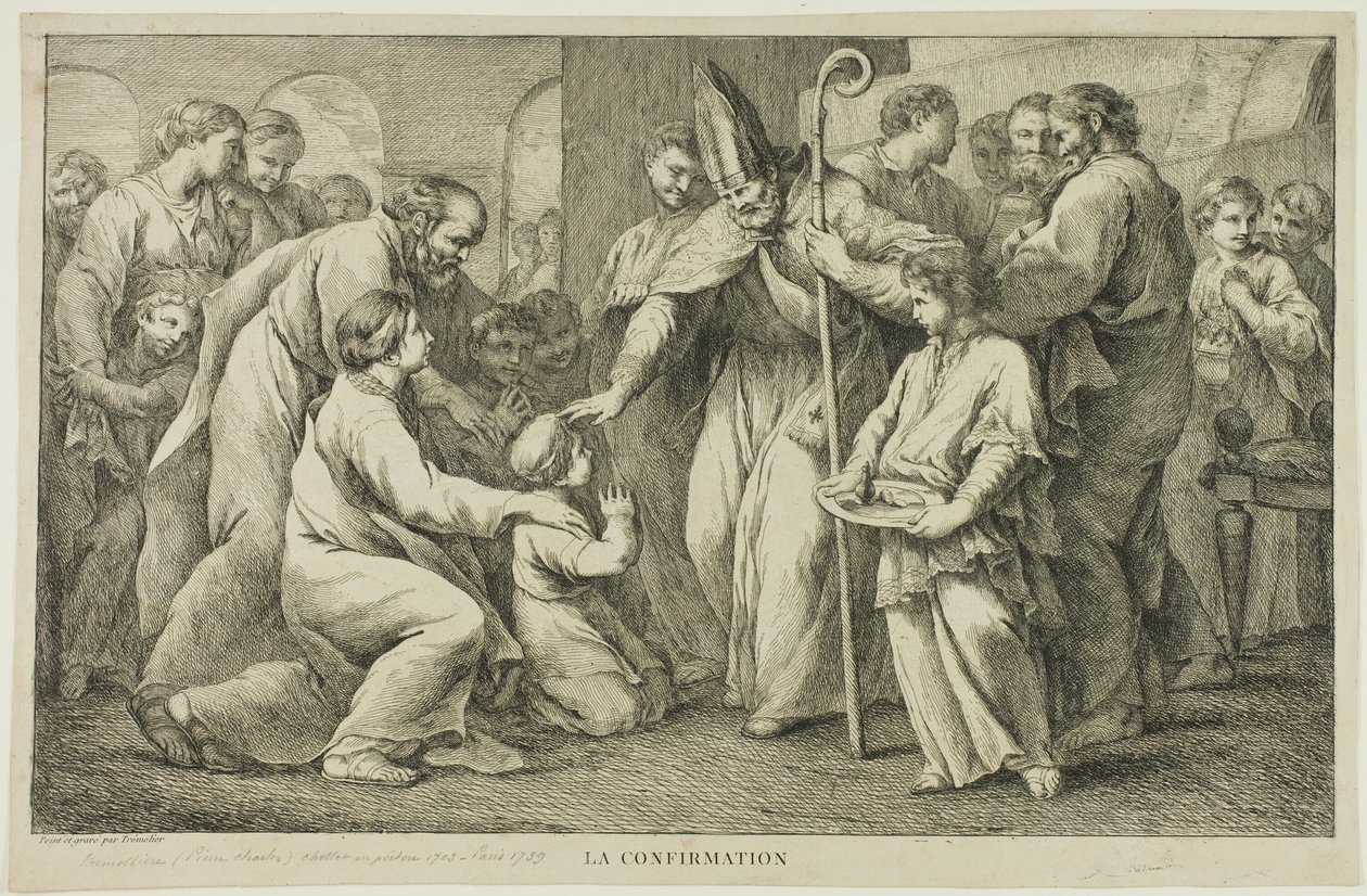 De bevestiging door Pierre Charles Tremolieres