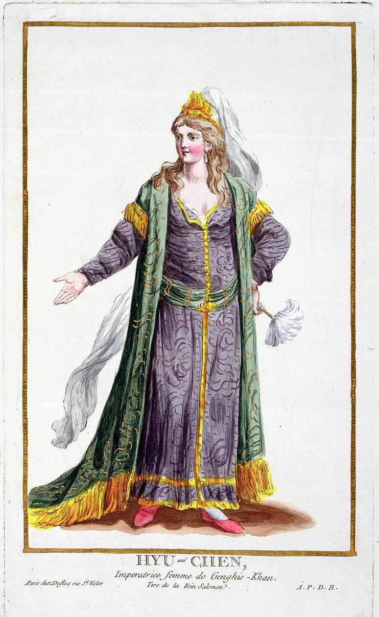 Hyu-Chen, vrouw van Dzjengis Khan, uit 