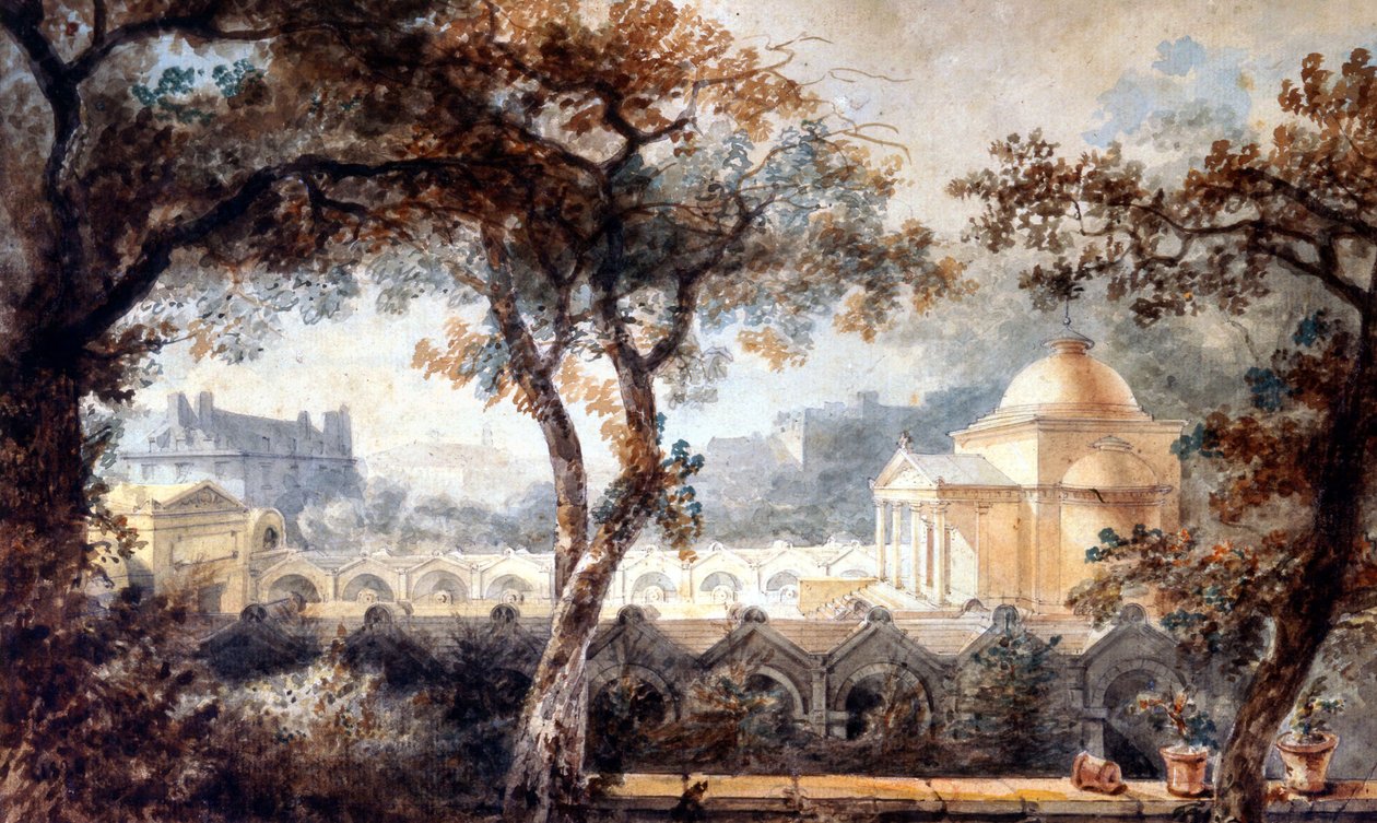 boetekapel van Lodewijk XVI in Parijs, ca. 1830 door Pierre Francois Leonard Fontaine