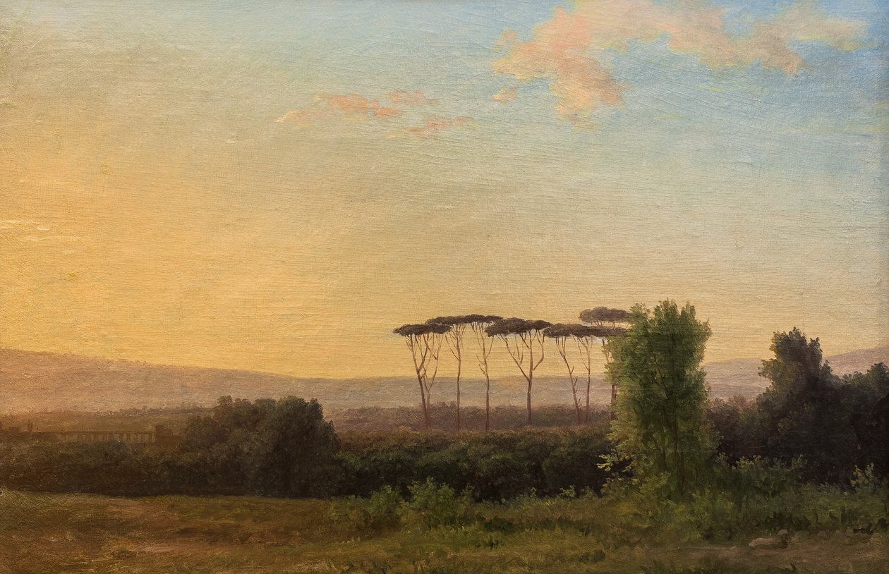 Romeinse veldtocht (olieverf op doek) door Pierre Henri de Valenciennes