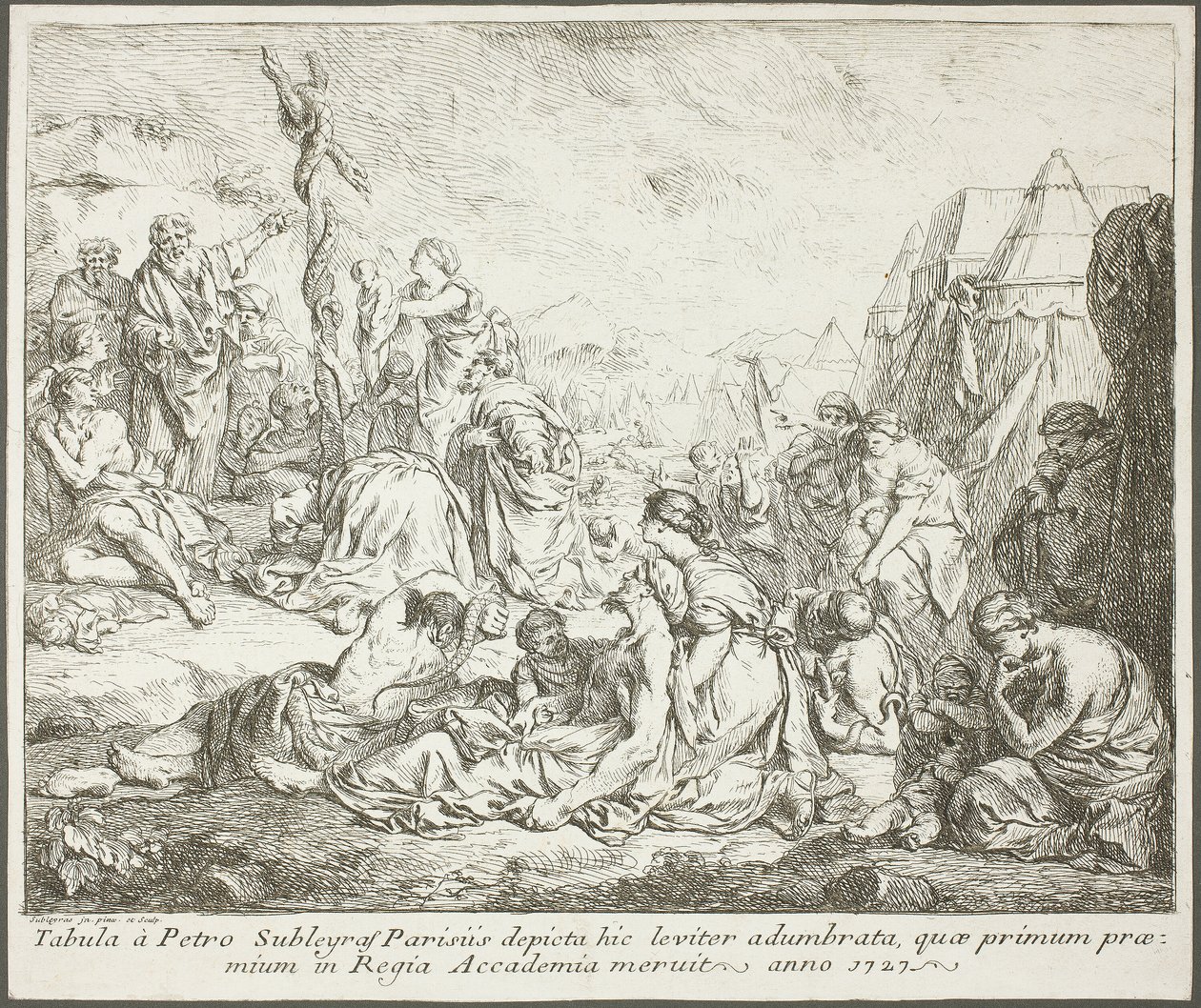 De Koperen Slang van Mozes door Pierre Hubert Subleyras