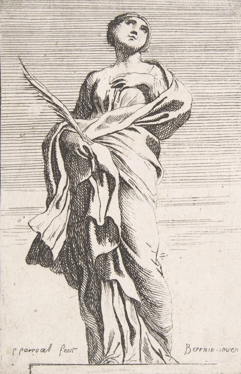 Staande vrouwelijke figuur, ca. 1739-40 door Pierre Ignace Parrocel