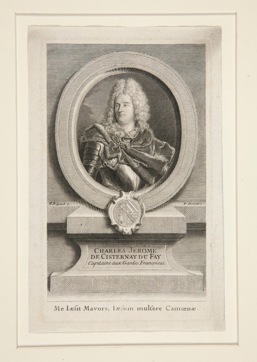 Charles Jérôme de Cisternay du Fay (1662-1723) door Pierre Imbert Drevet