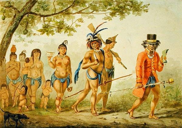 Mars van een stam, c.1839 door Pierre J. Benoit