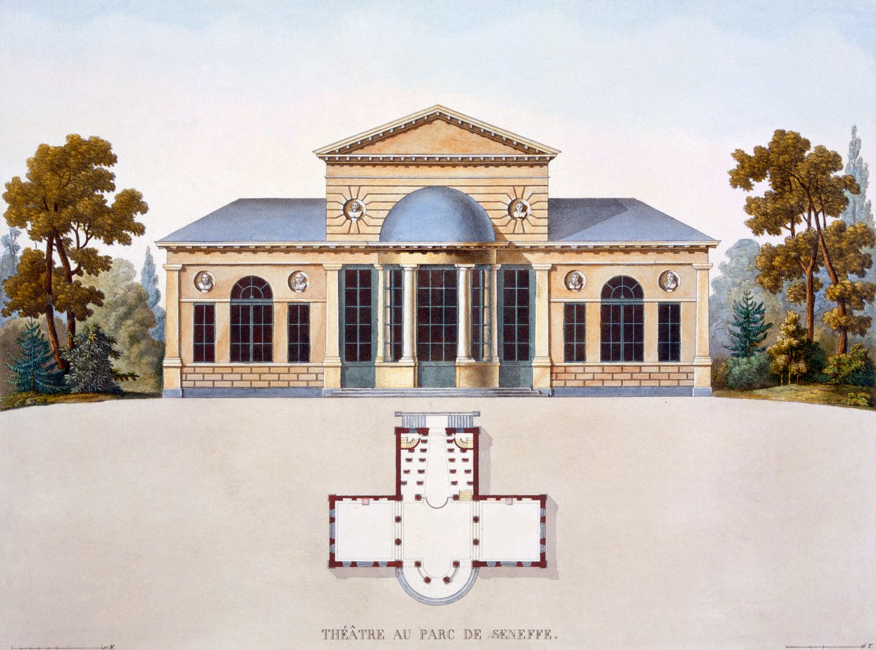 Theater van het Château de Seneffe, uit 