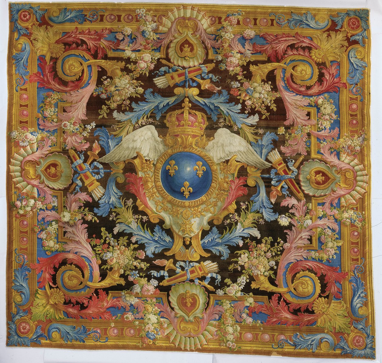 Louis XV savonnerie tapijt, 1740-50 door Pierre Josse Perrot