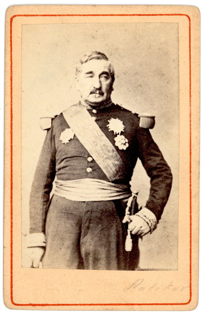Charles Neef-Montauban, graaf van Palikao, ca 1865-1875 door Pierre Louis Pierson