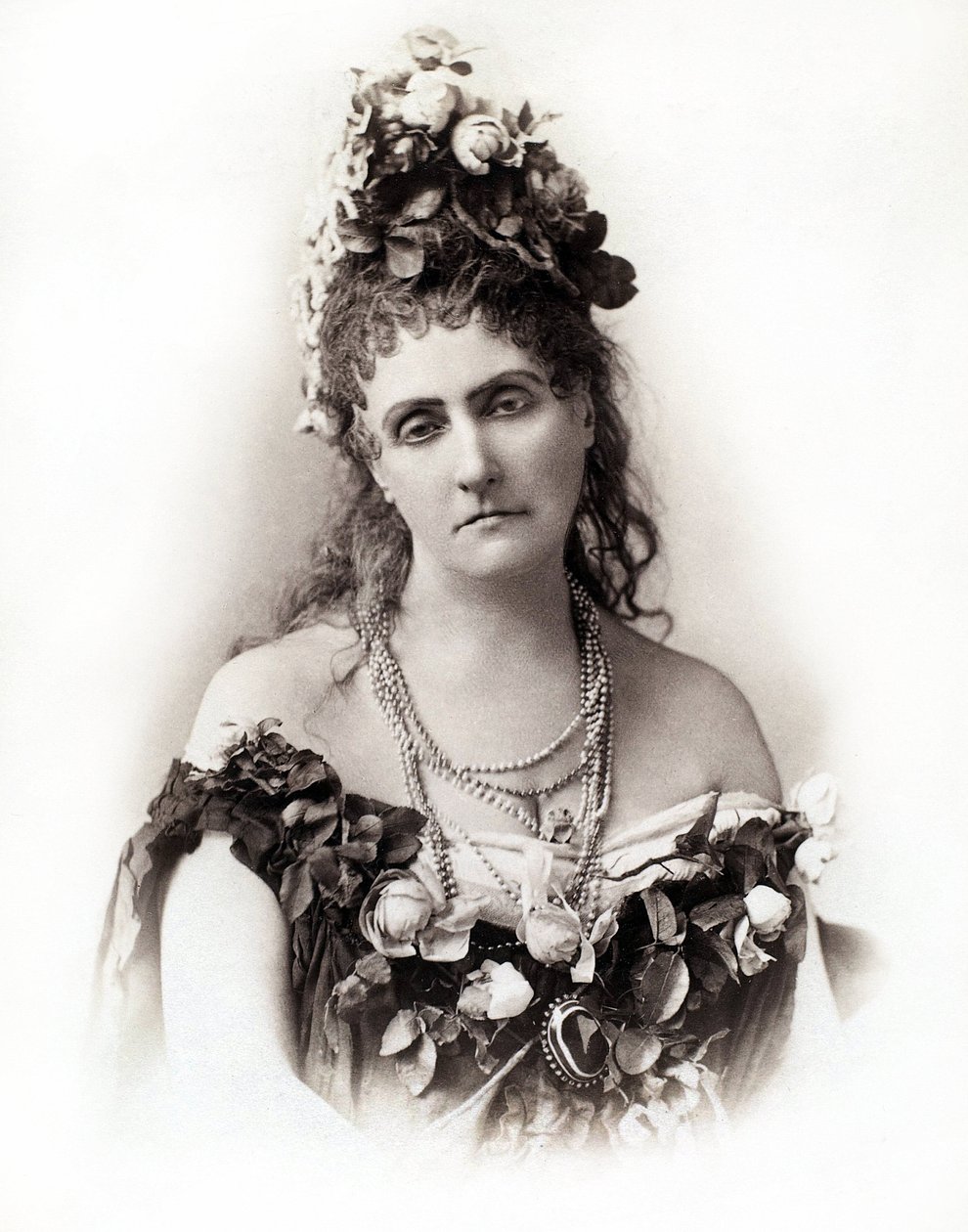 Portret van gravin Virginia Oldoini Verasis di Castiglione (1835-1899) - foto door Pierre Louis Pierson (1822-1913) door Pierre Louis Pierson