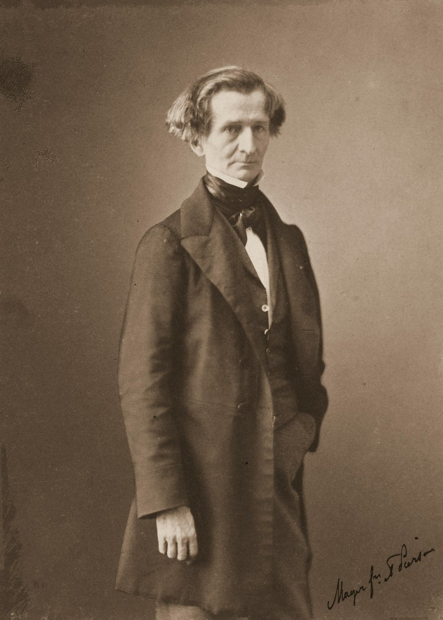Portret van Hector Berlioz 1803-1869, ca. 1850 door Pierre Louis Pierson