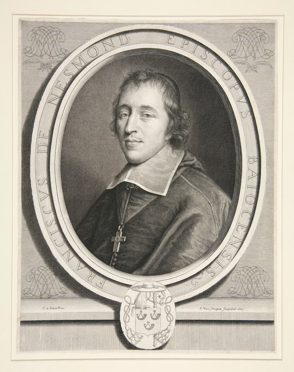 François de Nesmond (1629-1715) door Pierre Louis van Schuppen