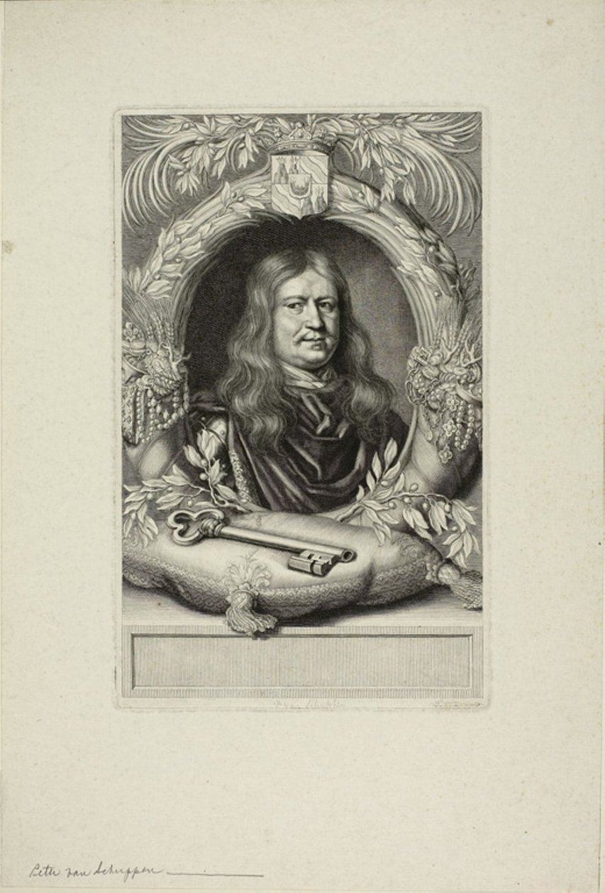 Portret van een Man door Pierre Louis van Schuppen