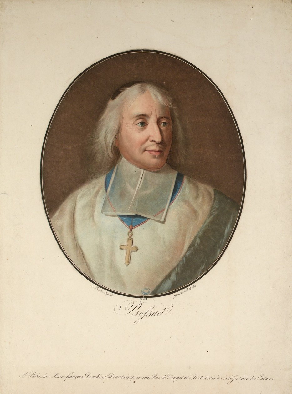Portret van Jacques-Bénigne Bossuet door Pierre Michel Alix