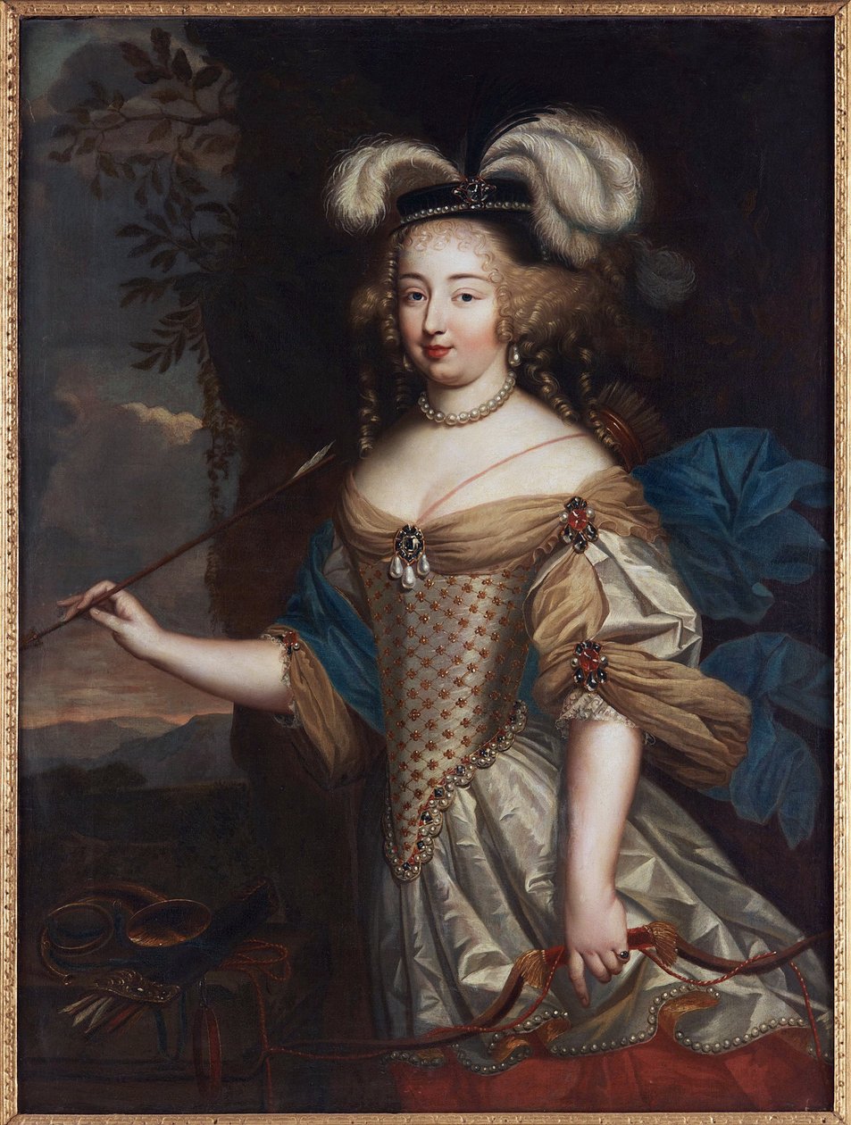 Madame de Montespan als Diana door Pierre Mignard