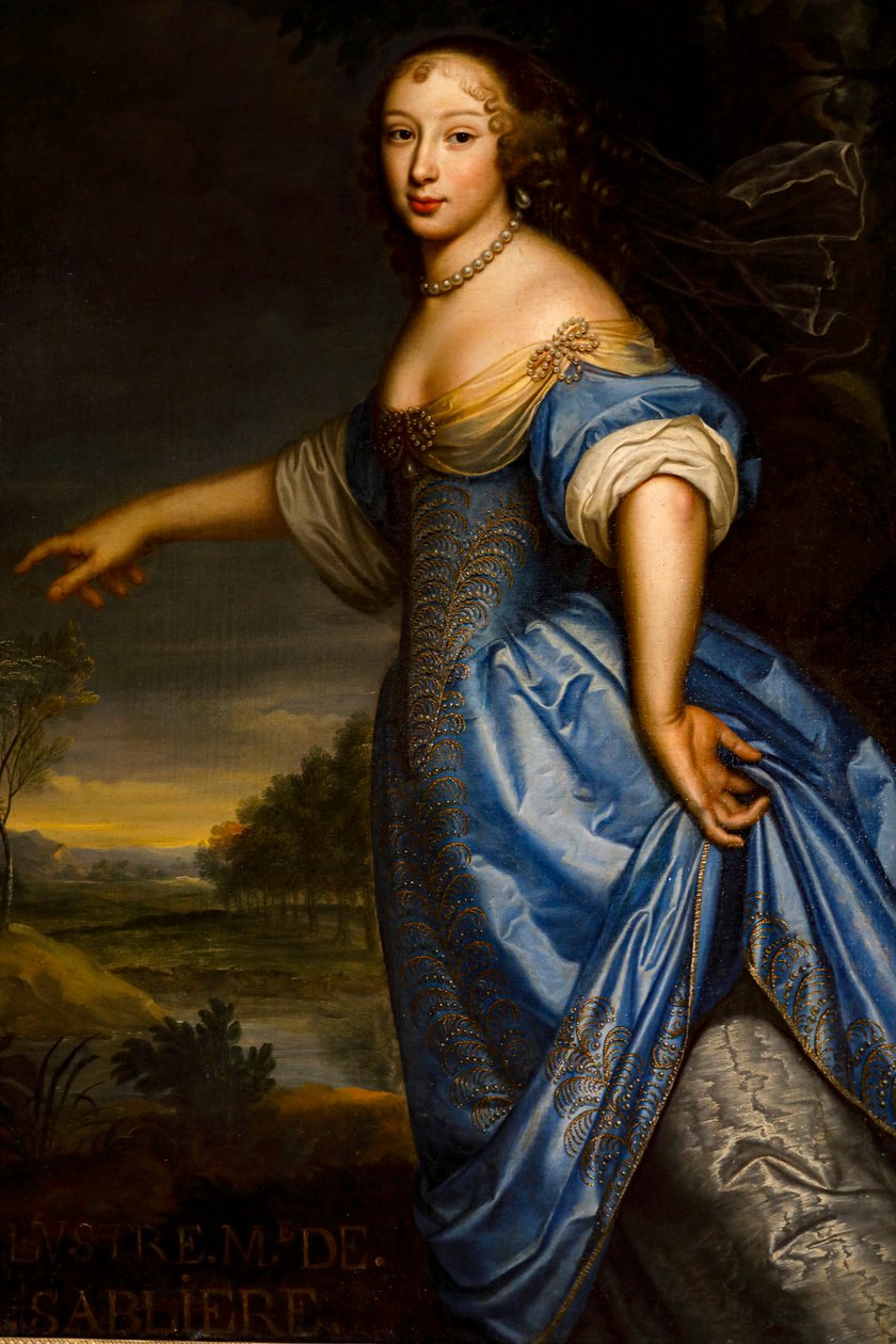 Portret van Madame de la Sablière door Pierre Mignard