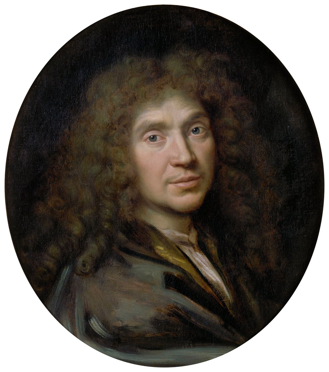 Portret van de auteur Molière 1622-1673, ca. 1658 door Pierre Mignard