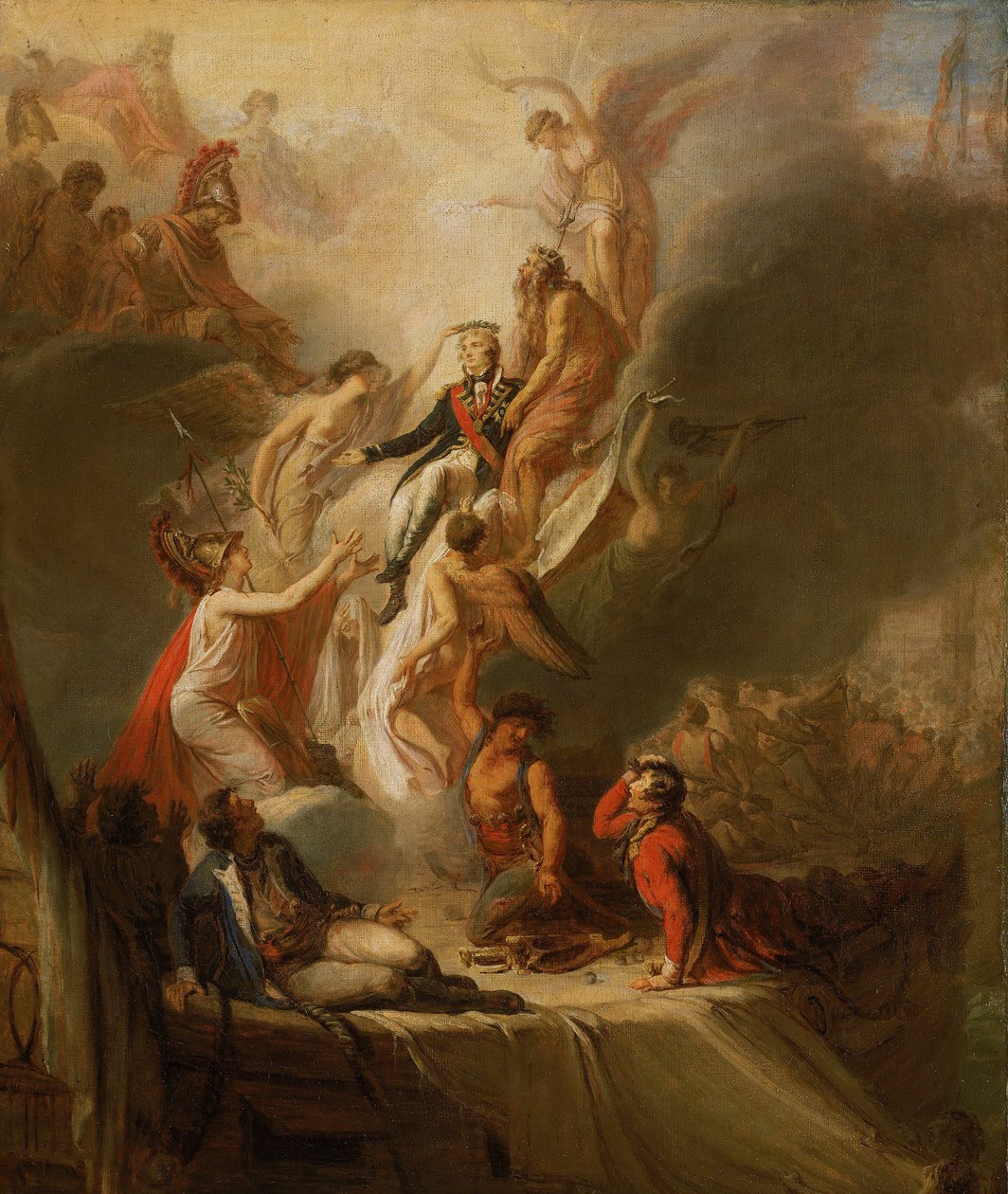 De apotheose van Horatio Nelson, ca. 1805-18 door Pierre Nicolas Legrand