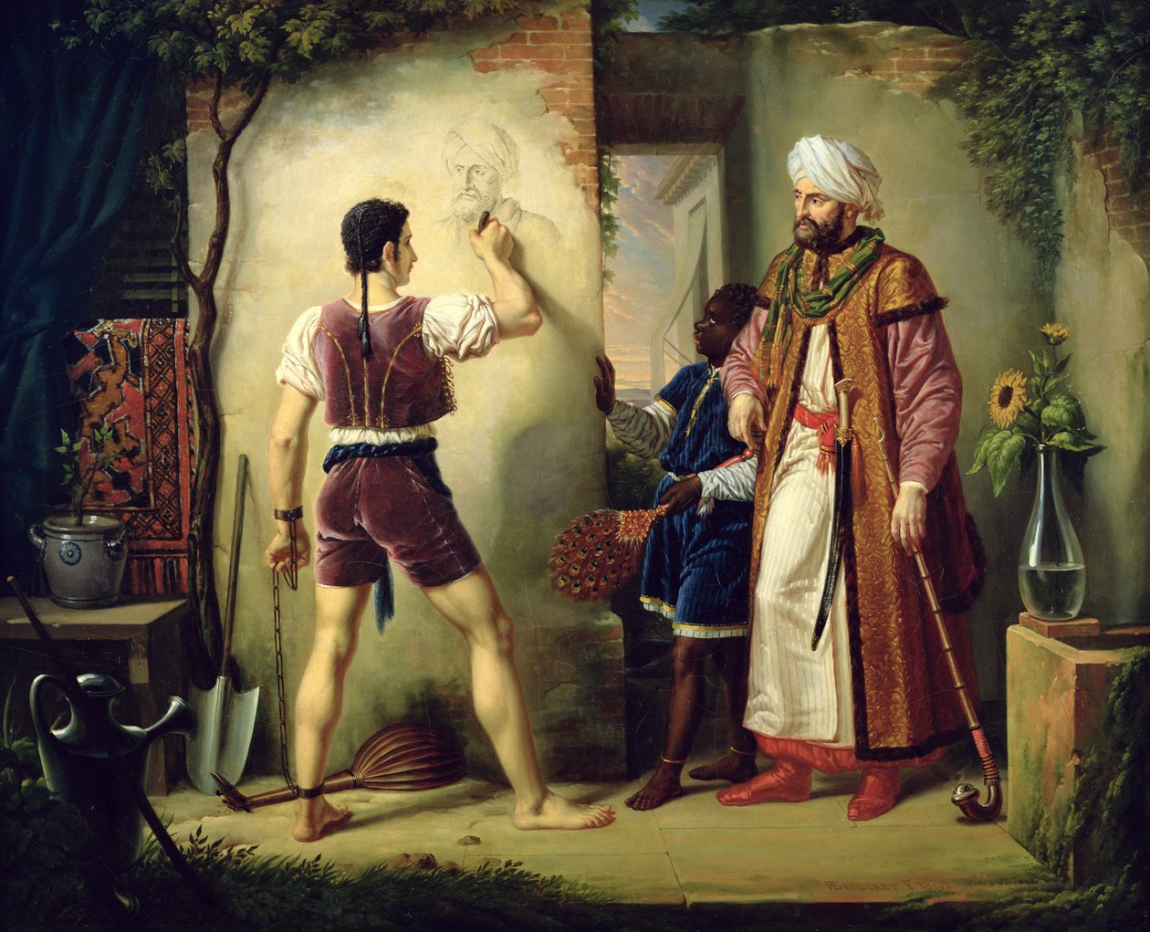 Fra Filippo Lippi (c.1406-69) 1819 door Pierre Nolasque Bergeret