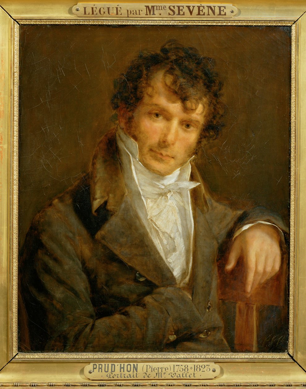 Portret van de heer Vallet, Ontvanger van Financiën ... door Pierre Paul (attr. to) Prud