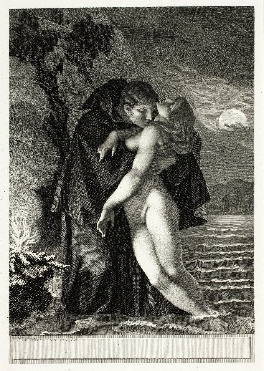 Phrosine en Melidore door Pierre Paul Prud