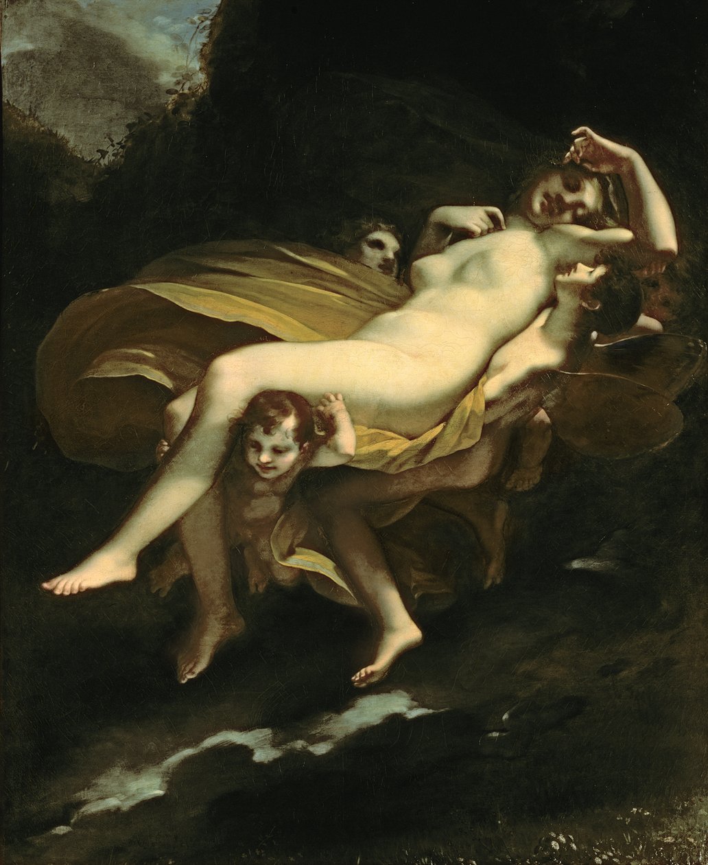 Psyche naar de Hemel Getransporteerd door Pierre Paul Prudhon