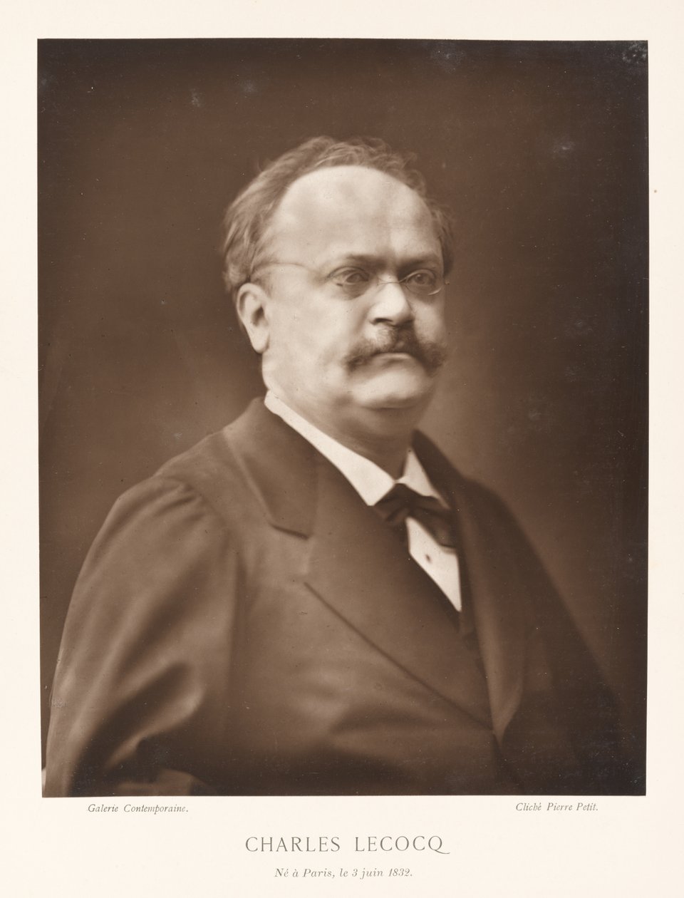 Charles Lecocq (Parijs, 1832) door Pierre Petit