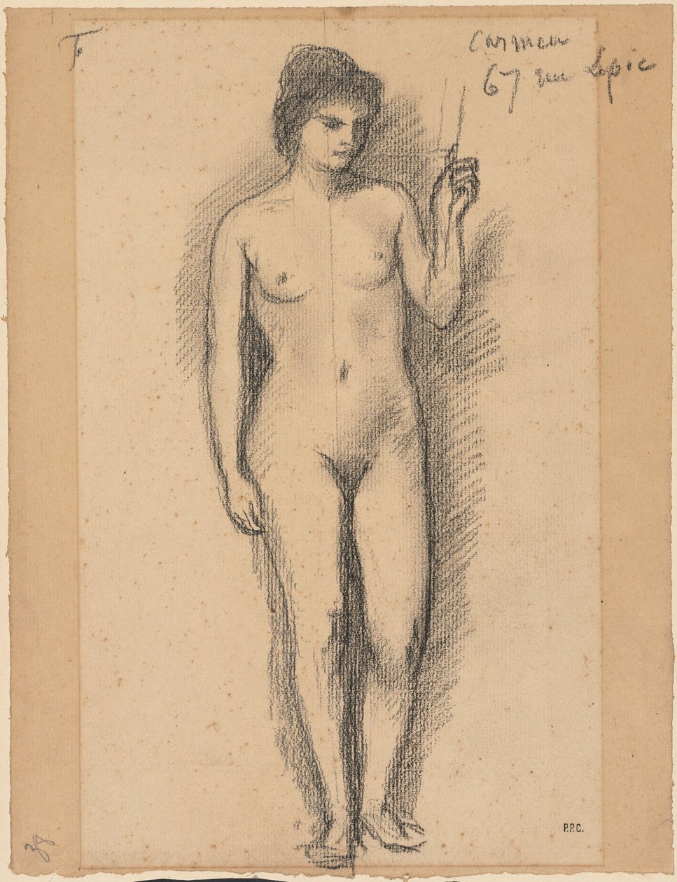 Carmen, laatste helft 1800s door Pierre Puvis de Chavannes