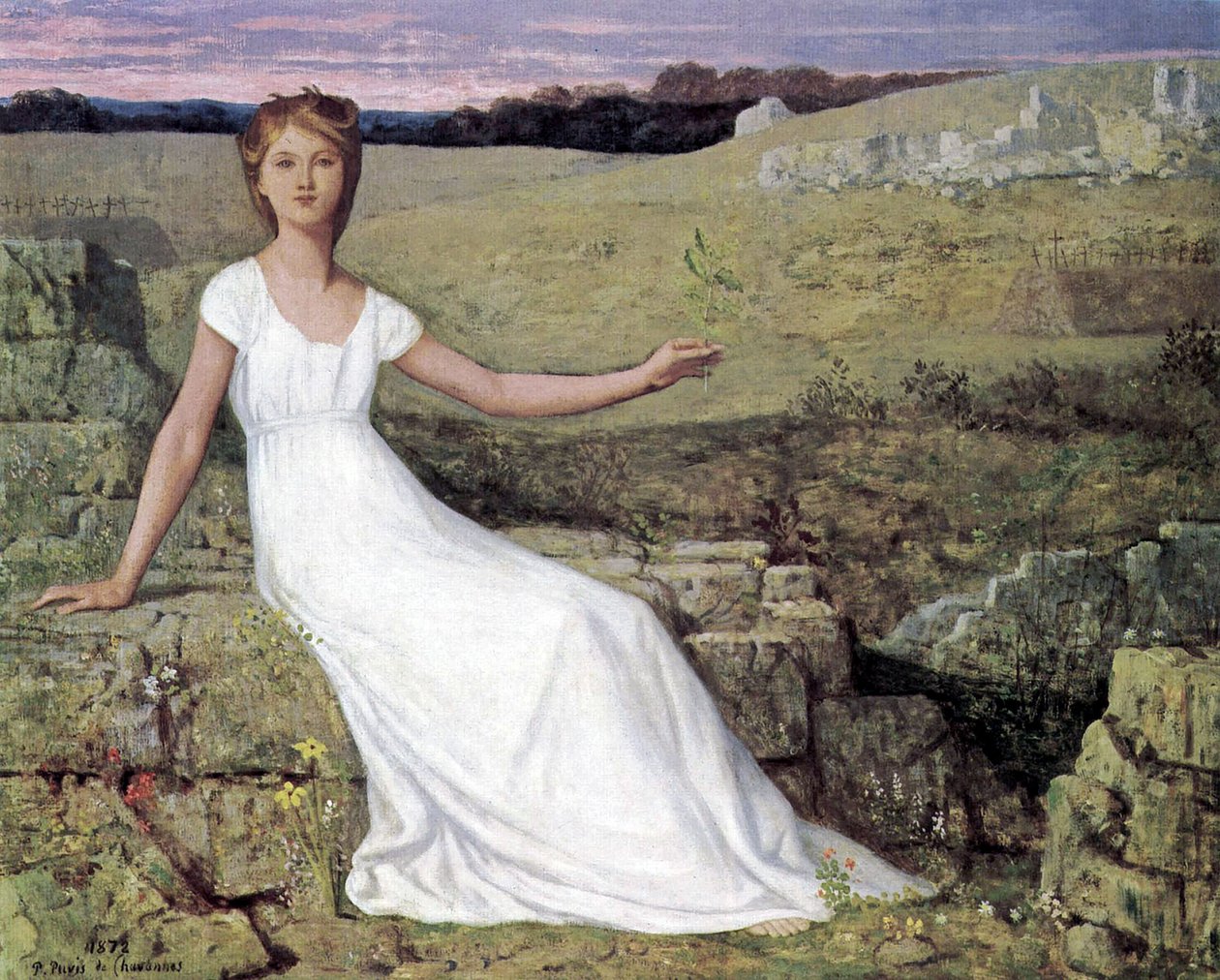 De hoop door Pierre Puvis de Chavannes