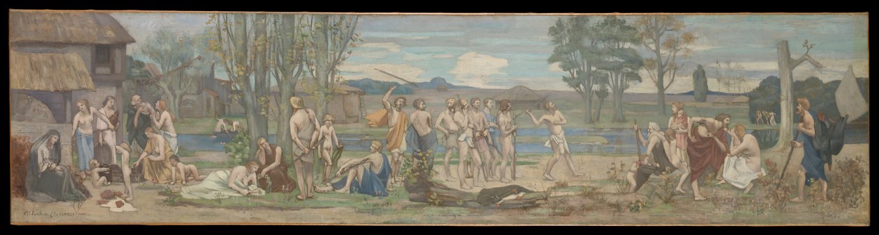 Ludus pro patria (Patriottische spelen) door Pierre Puvis de Chavannes