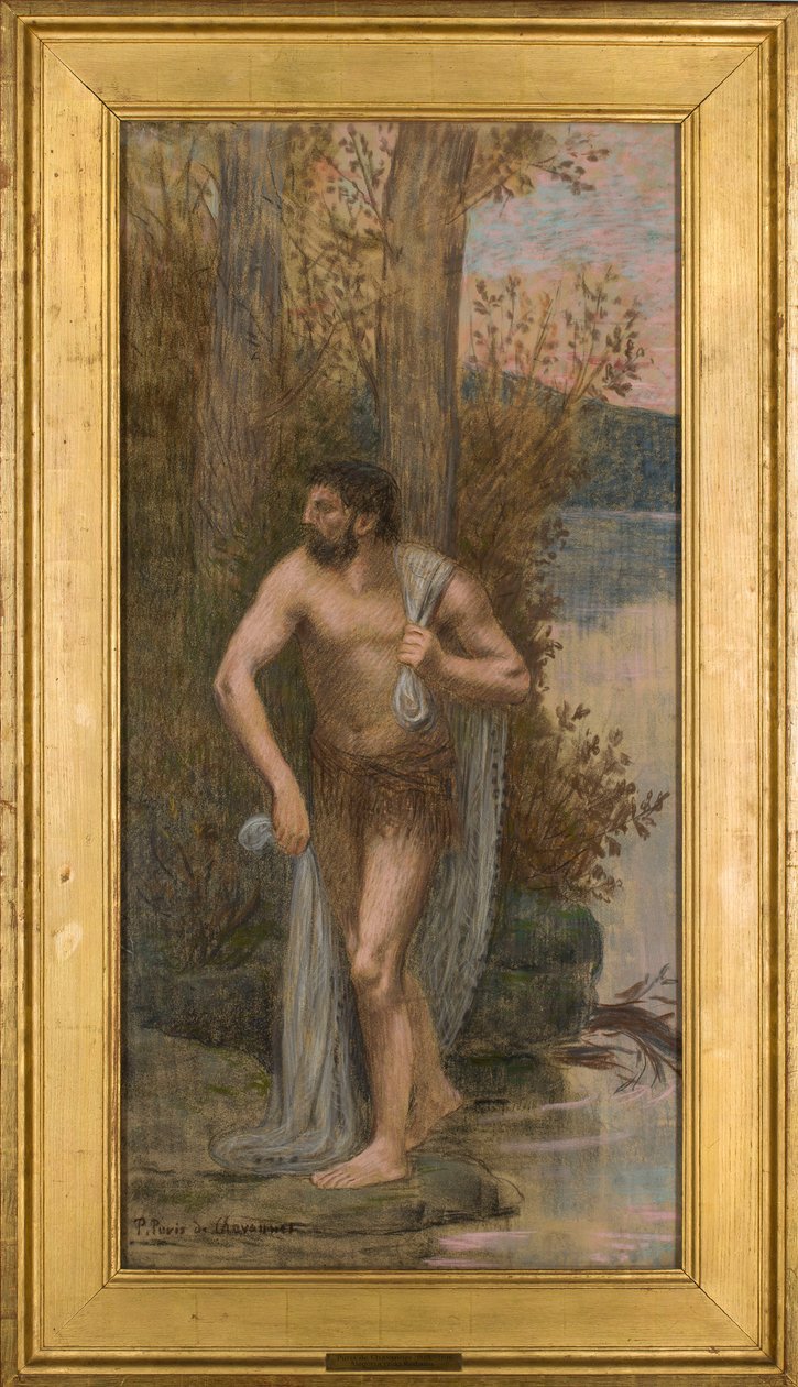 Personificatie van de Rhône door Pierre Puvis de Chavannes