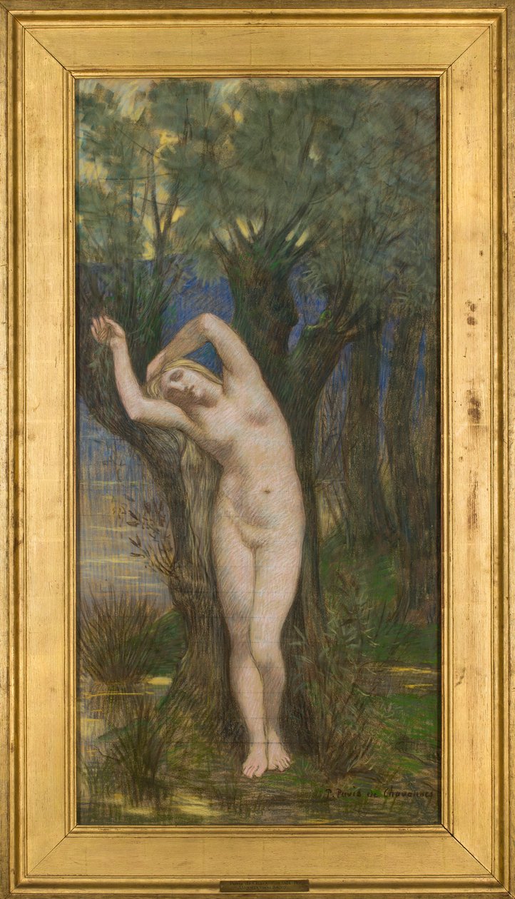 De personificatie van de Saona door Pierre Puvis de Chavannes
