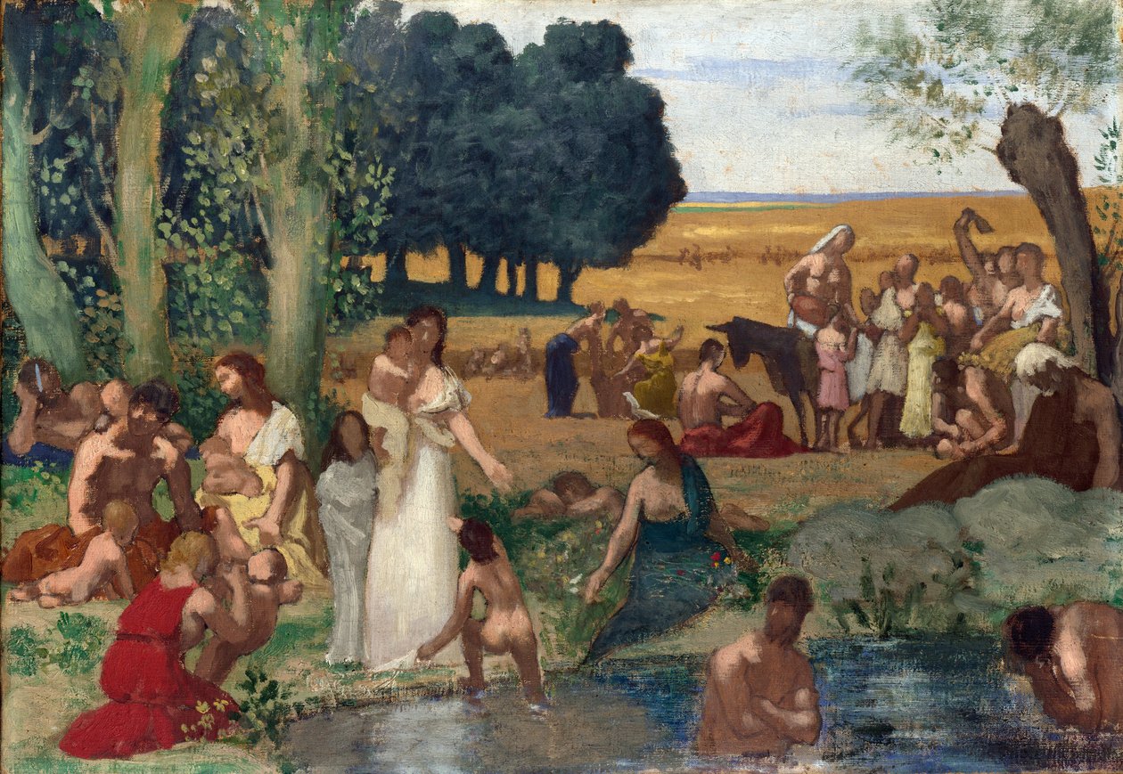 Zomer door Pierre Puvis de Chavannes
