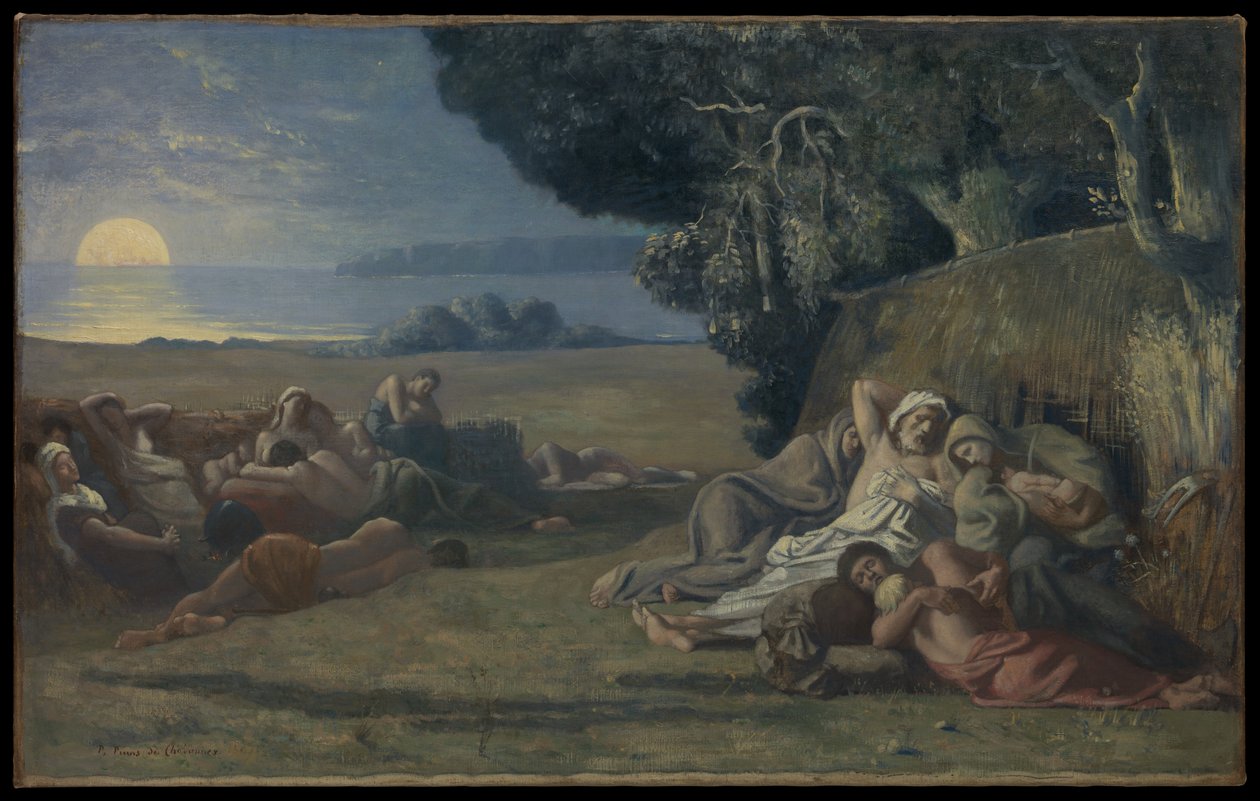 Slaap door Pierre Puvis de Chavannes
