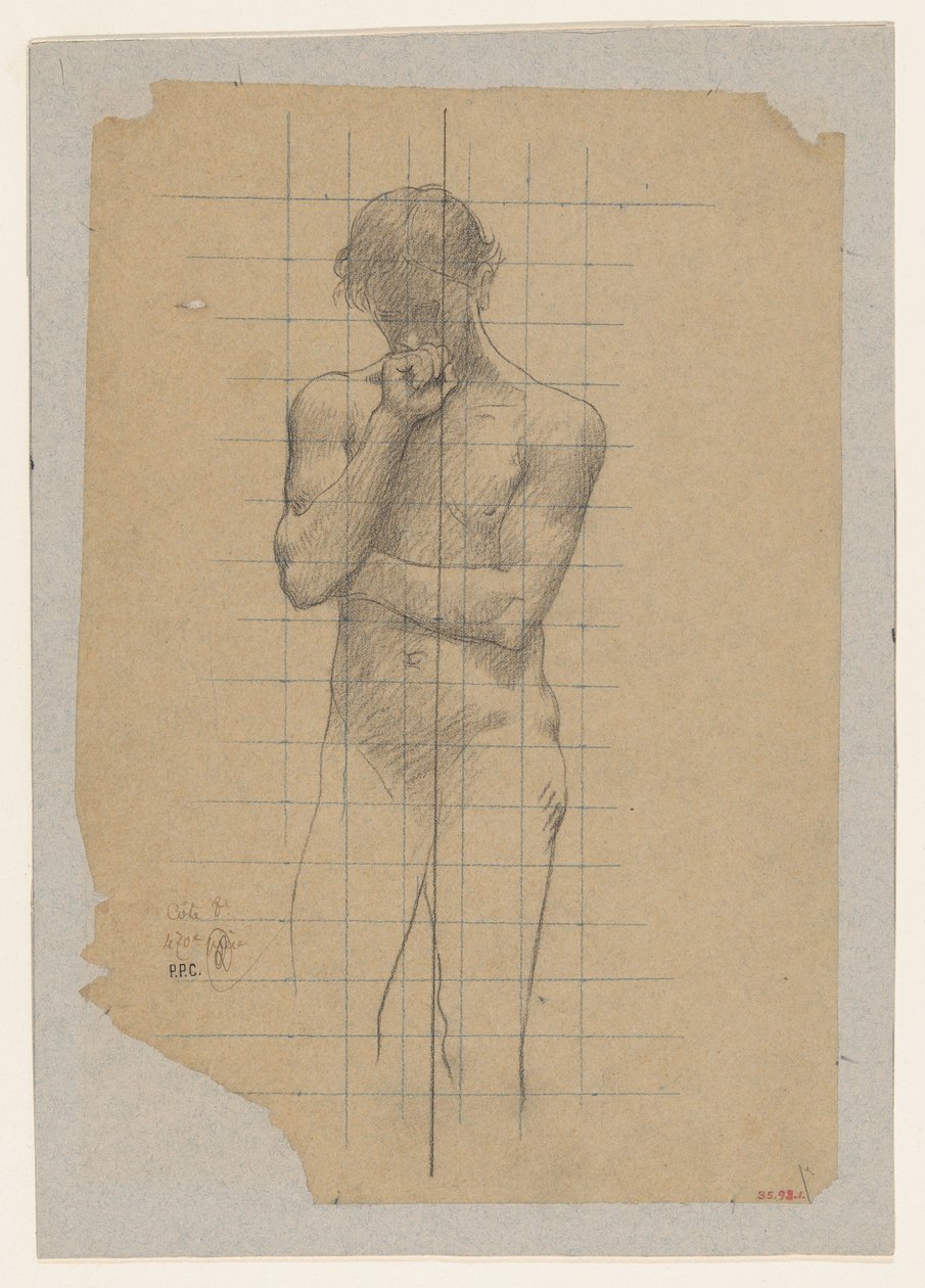 Studie voor Geometrie in „De Sorbonne“ door Pierre Puvis de Chavannes