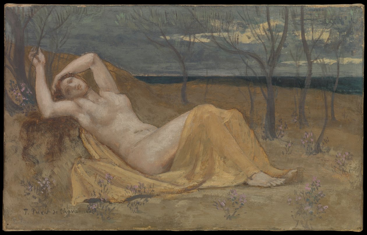 Tamaris door Pierre Puvis de Chavannes