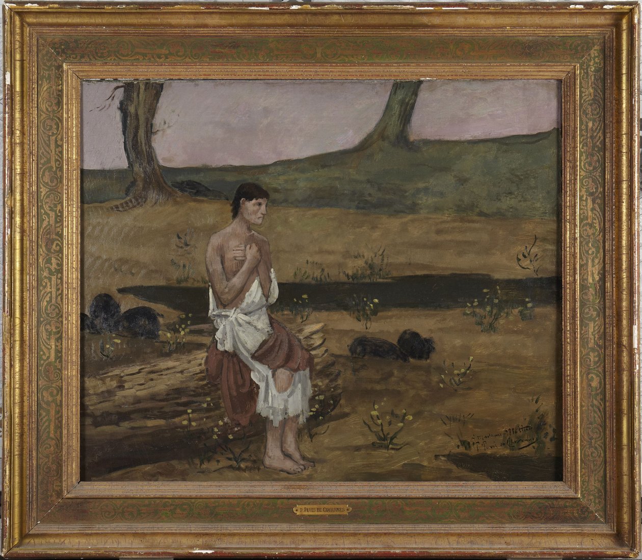 De verloren zoon door Pierre Puvis de Chavannes
