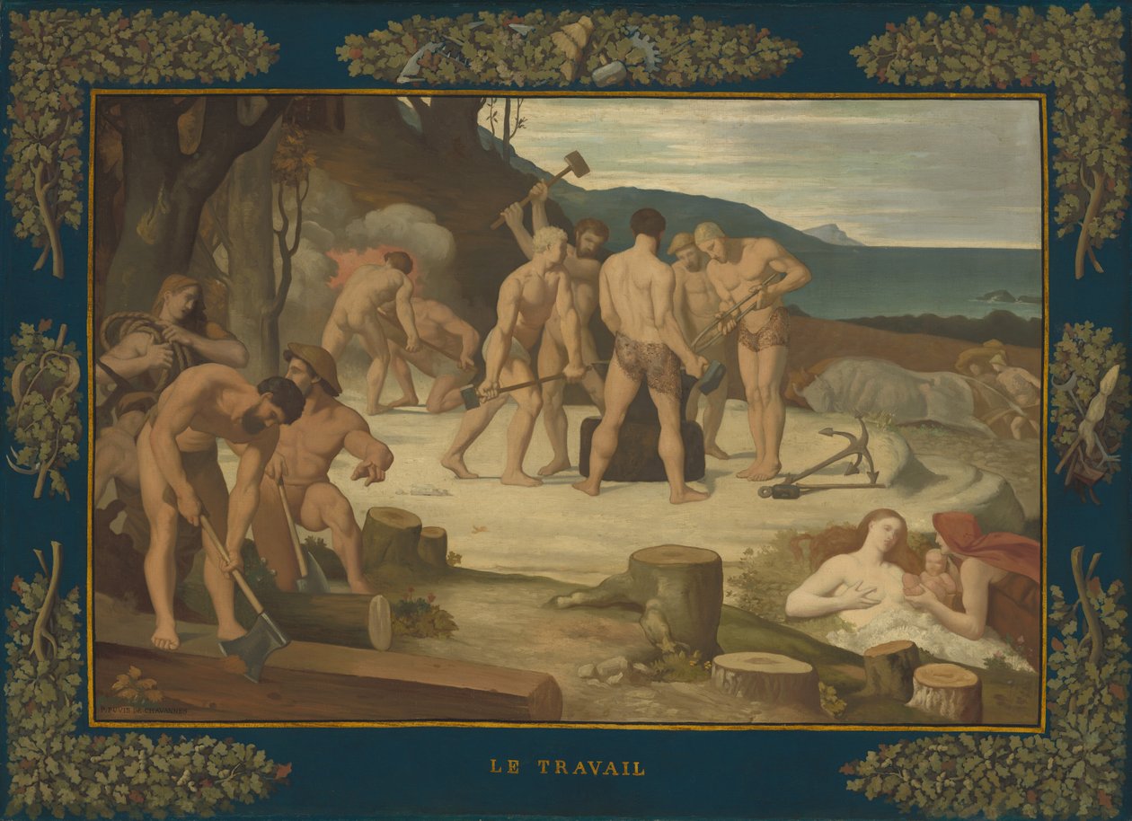 Werk door Pierre Puvis de Chavannes