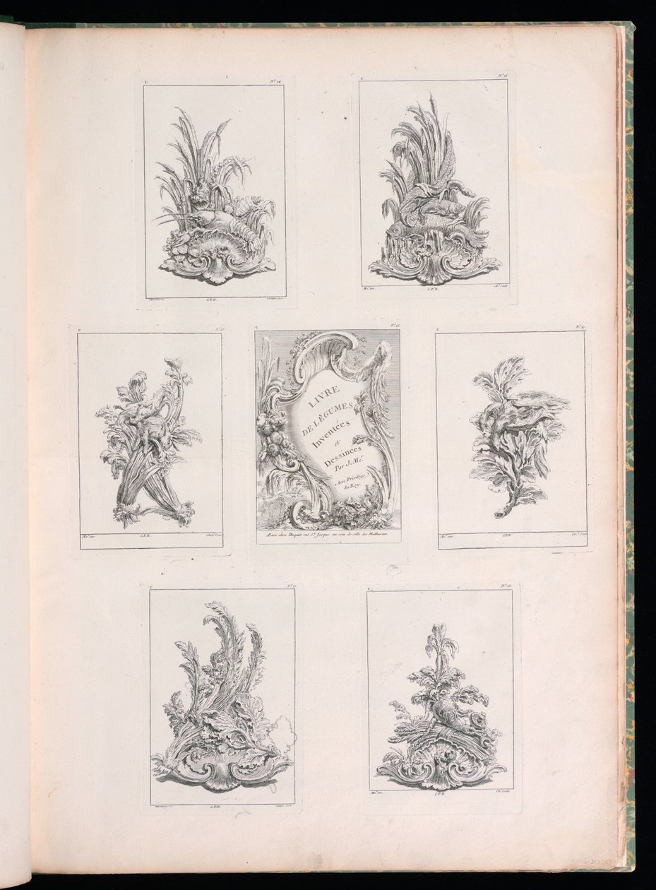 Pagina voor Livre de Légumes door Pierre Quentin Chedel