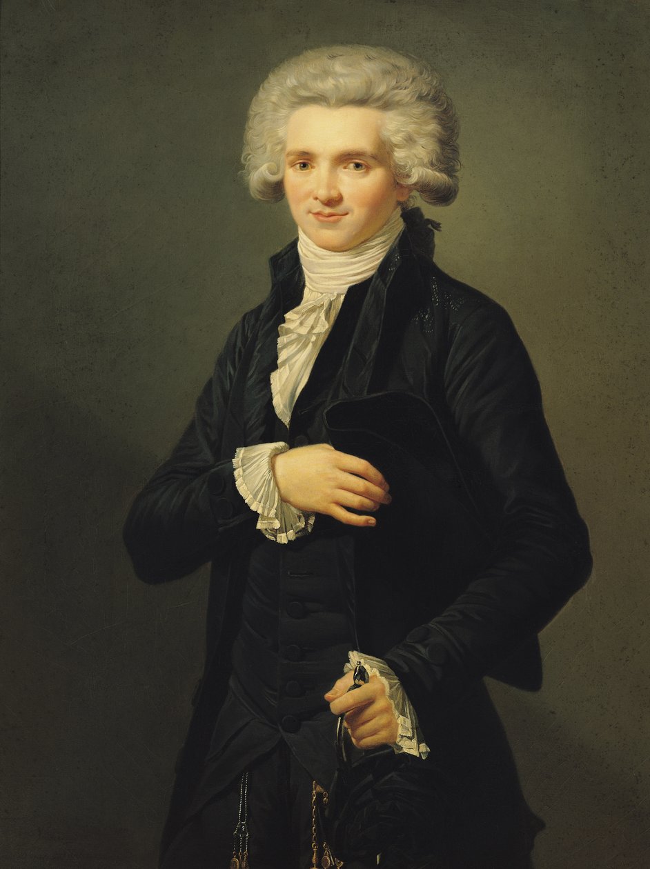 Maximilien de Robespierre (1758-94) 1791 door Pierre Roch Vigneron