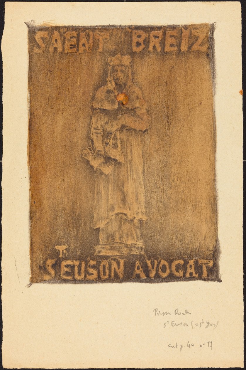 Heiliger Euson door Pierre Roche