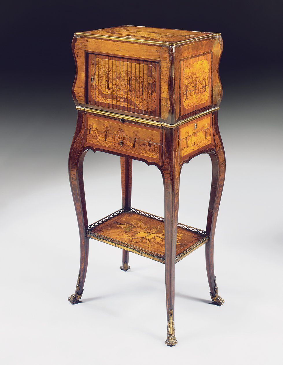 Louis XV secretaire serre-bijoux door Pierre Roussel