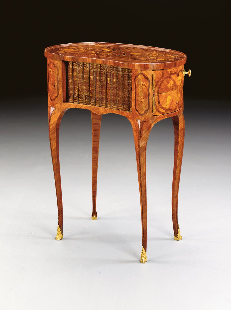 Louis XV schrijftafel, ca. 1750 door Pierre Roussel
