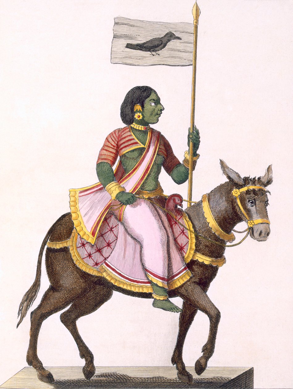 Moudevi, godin van onenigheid en ellende, 1782 door Pierre Sonnerat