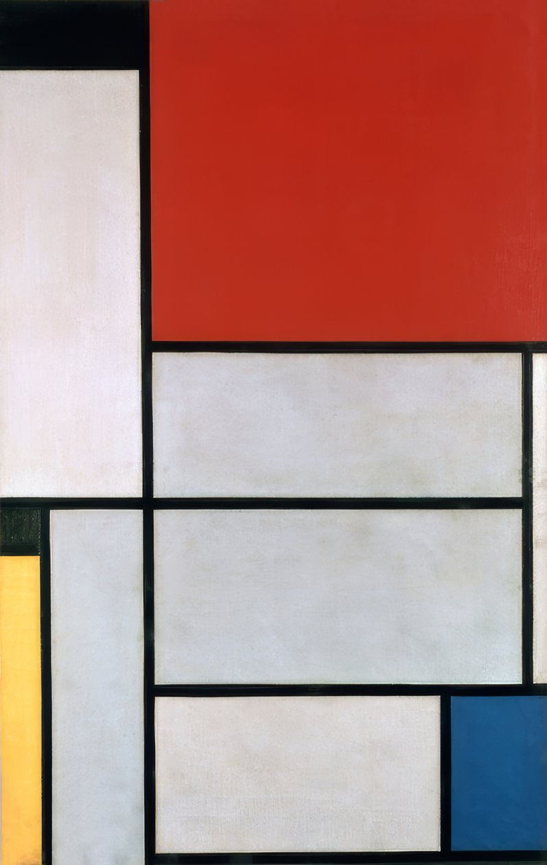Tableau I door Piet Mondrian