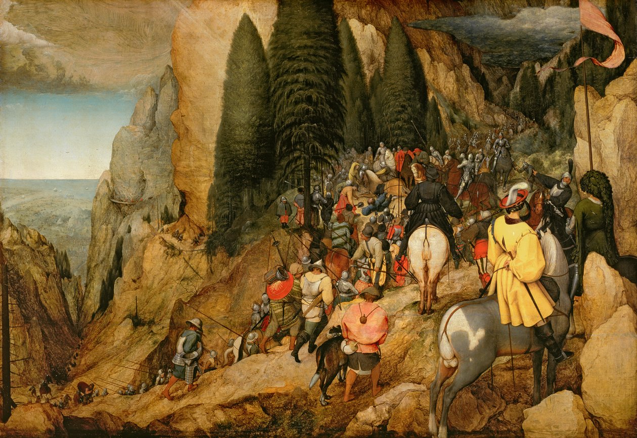 Bekering van St. Paulus, 1567 door Pieter Bruegel the Elder