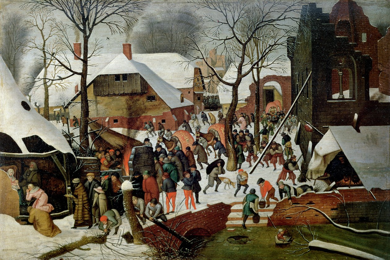 De Aanbidding der Wijzen door Pieter Bruegel the Elder