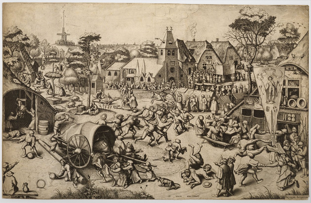 De Kermis van Sint-Jorisdag door Pieter Bruegel the Elder
