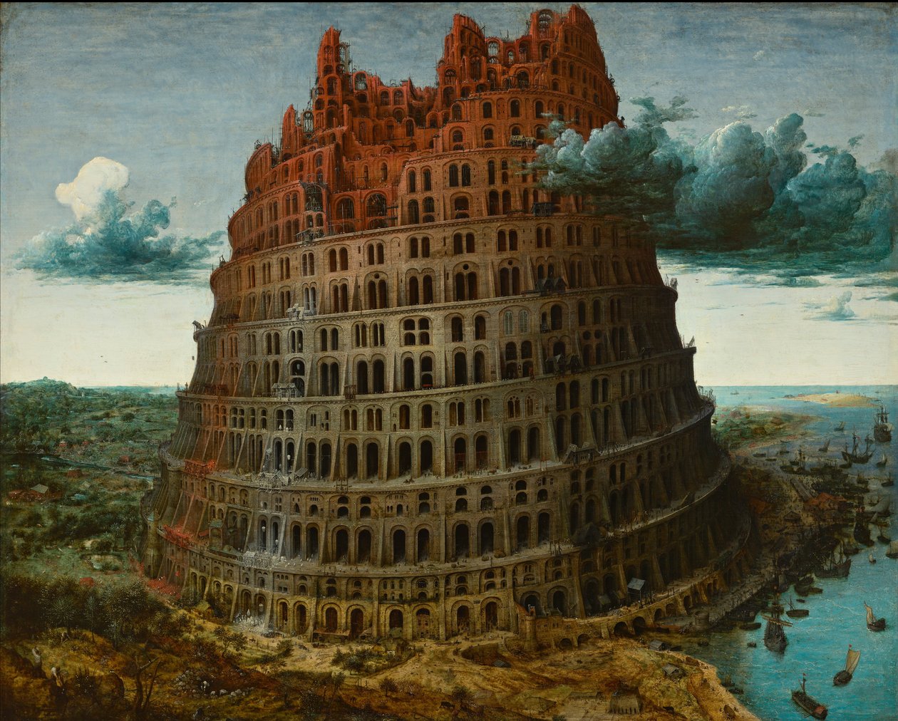 De Toren van Babel door Pieter Bruegel the Elder