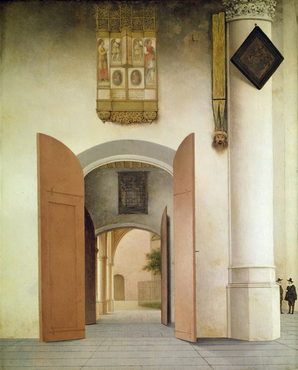 De Kerk van St. Laurens, Alkmaar, 1661 door Pieter Janszoon Saenredam